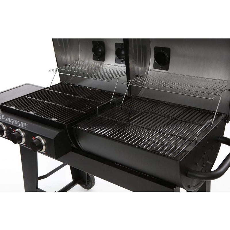 Hongso Grill Parts for Chargriller 5050, 5650, 3001, 3030, 5072, 3008, 4000, 5252, 5050 Grill Models, Porcelain Steel Heat Plate,Polish Porcelain cast Iron grates. - Image 5